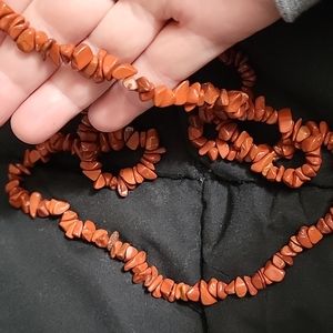 Single Strand Red Jasper Necklace